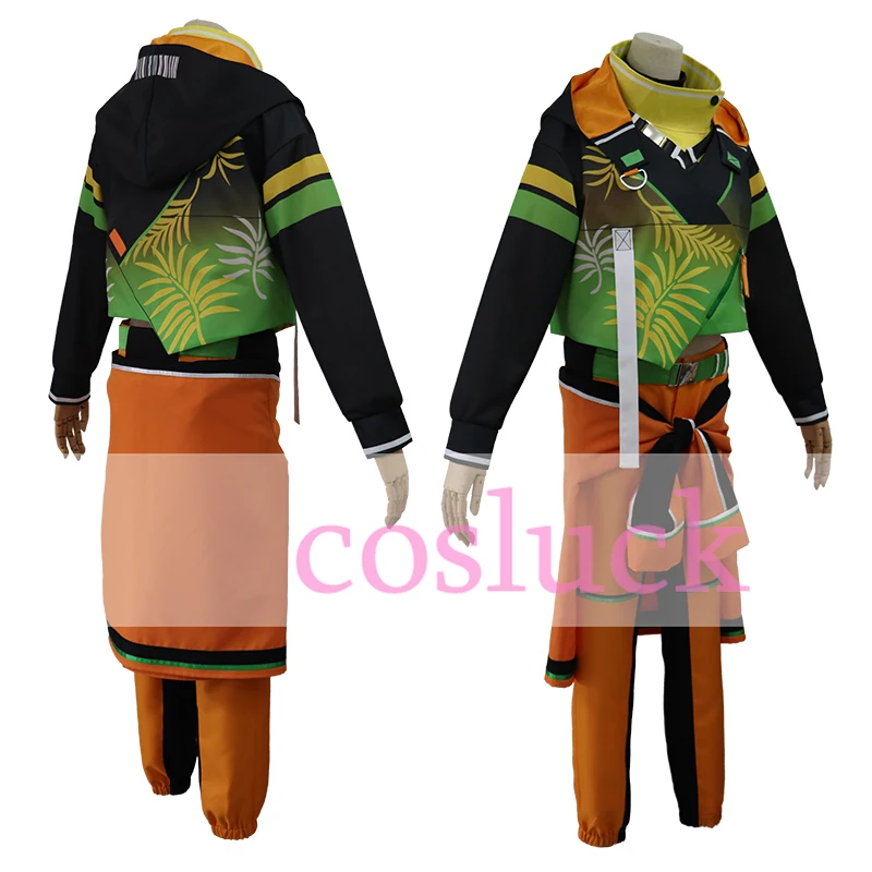 COS-HoHo Anime Ensemble Stars Sazanami Jun Game Suit Handsome Gorgeous Uniform Cosplay Costume Halloween Party Outfit