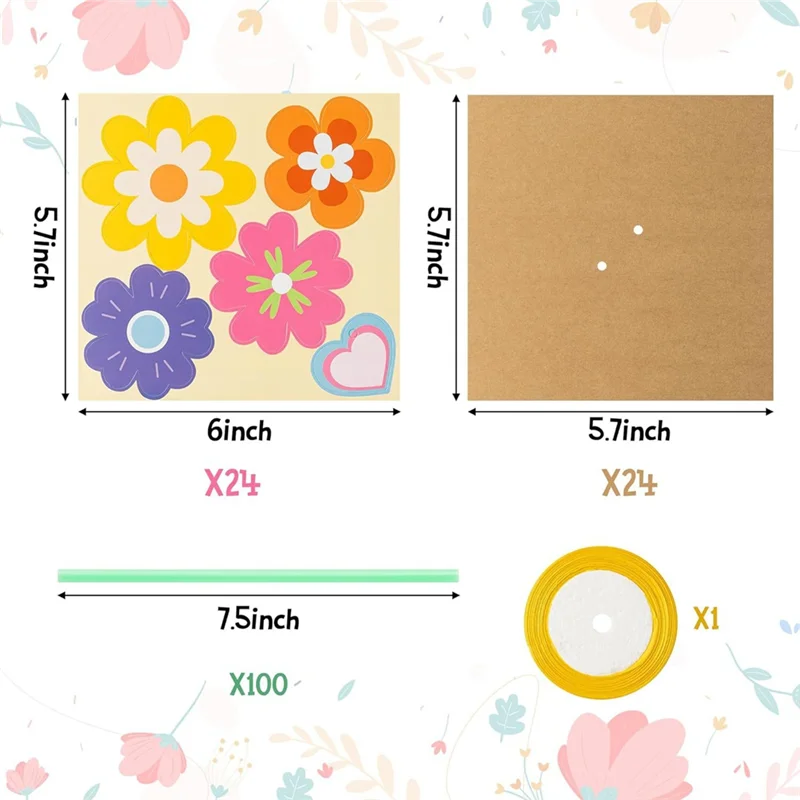 Flower Bouquet Cract Kit Mother's Day DIY Fragrant Card Card 1 Set Durable Easy Install Easy To Use