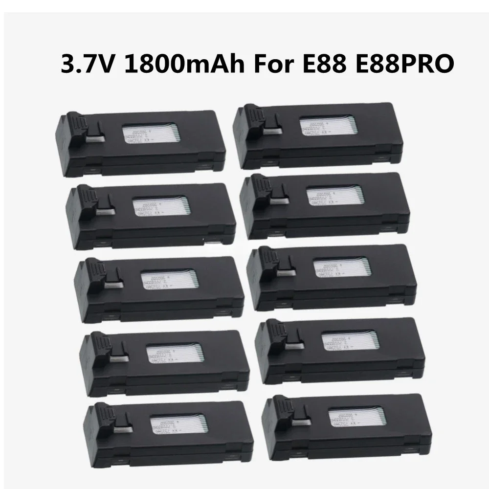 

3.7V 1800Mah Original RC Mini Drone Battery Accessory for E88 E88PRO LS-E525 E525 PRO E99 Repair Replacements Parts Accessories