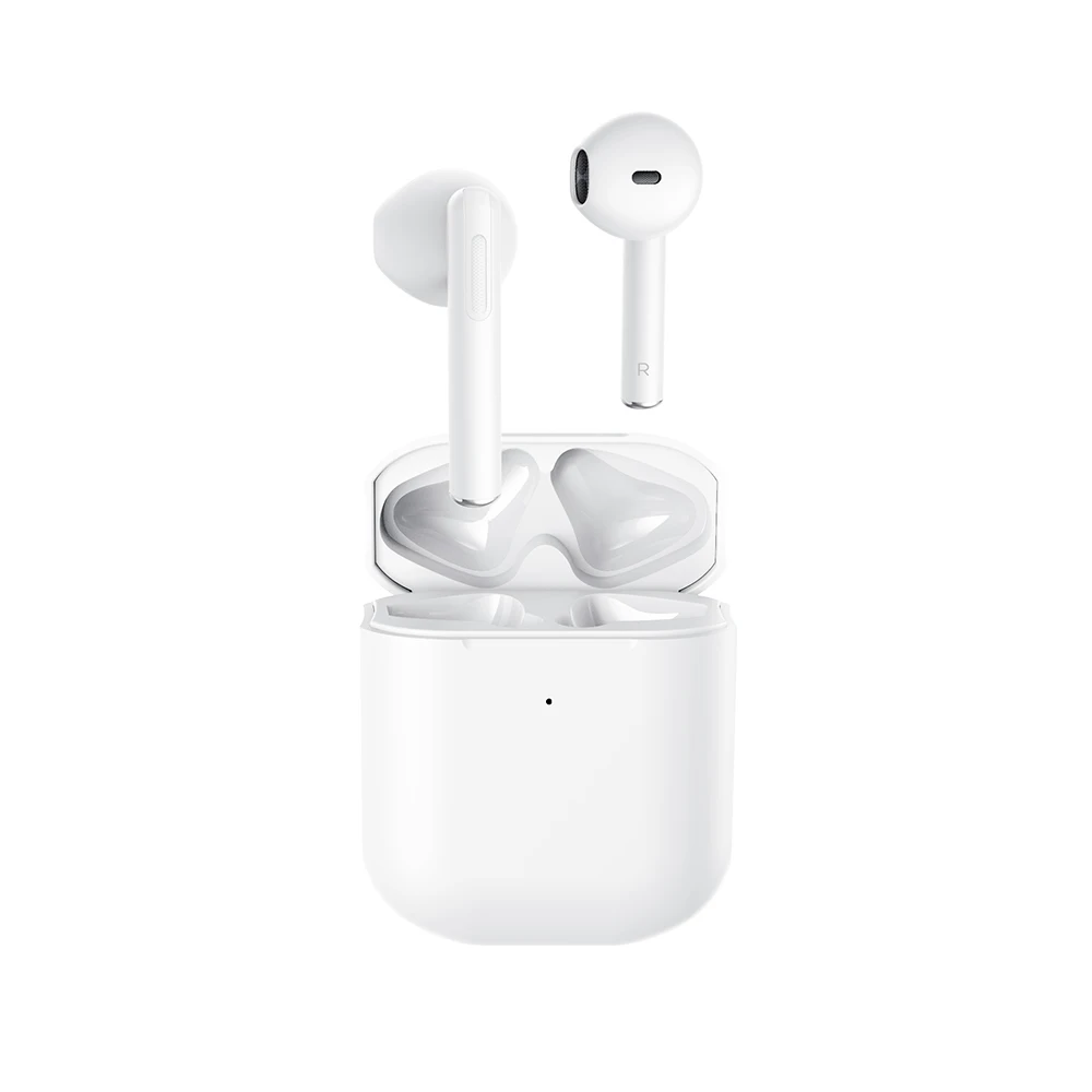 ZQB A2 Mini In-Ear Bluetooth Headphones Touch Control Headset Hifi Stereo Sound Earphone with Charging Case Earbuds White