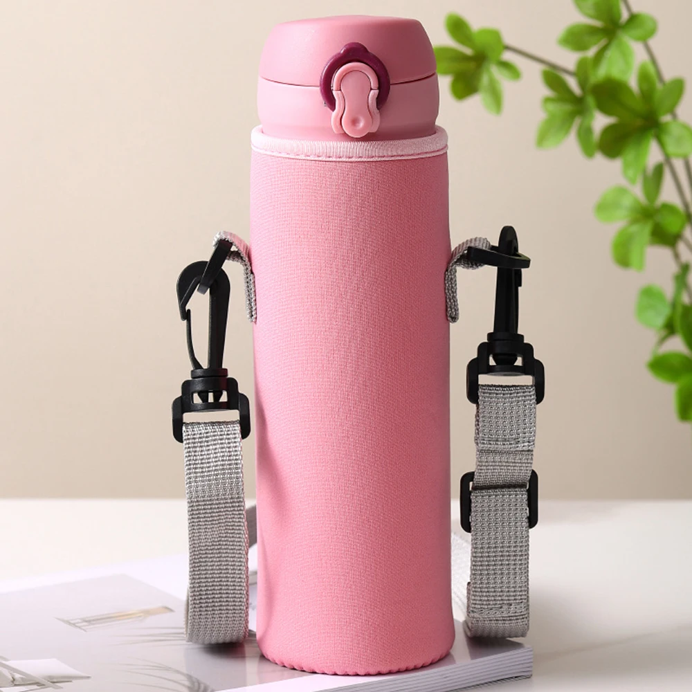 

Simple Stylish Thermal Cup Cover Adjustables Strap Handle Bottle Holder For Fitness Thermal Mugs Belt