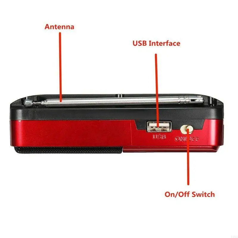 F3MA Kỹ Thuật Số Cầm Tay Mini Động Cầm Tay K11 Đài Phát Thanh Kỹ Thuật Số Đa Năng FM USB MP3 Người Chơi Loa Thiết Bị Vật