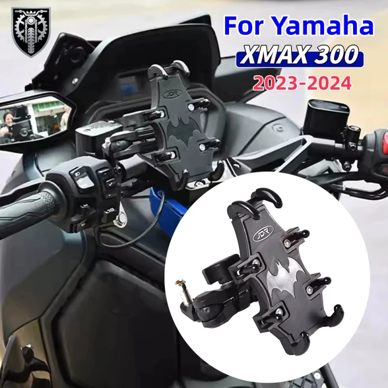 Motorcycle Octopus Phone Mount Holder Bracket For Yamaha XMAX 300 XMAX300 2023-2024 Stable GPS Mobile Phone Stand Accessories