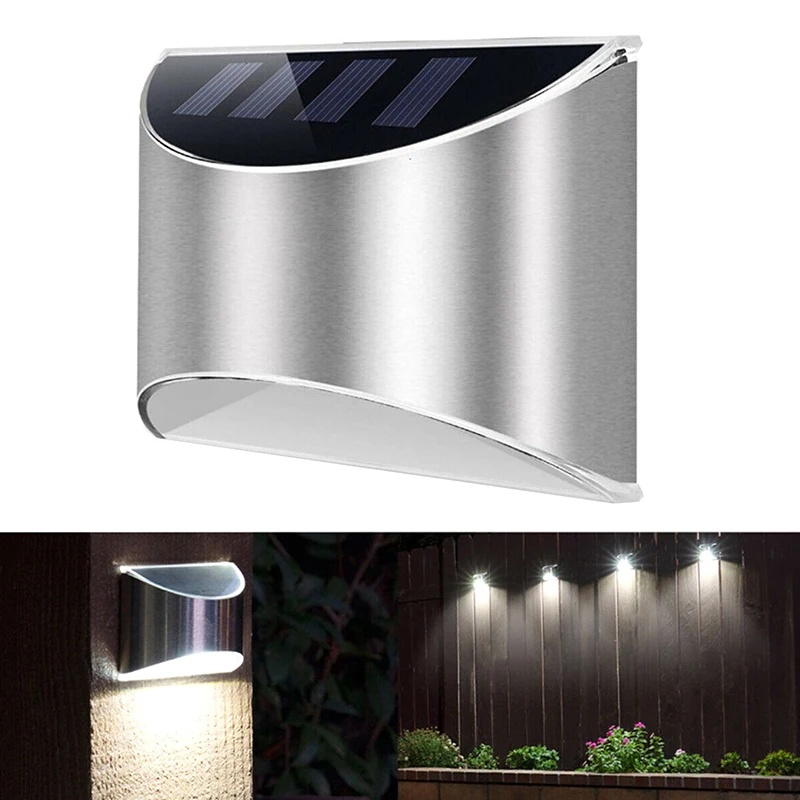 Solar Fence Light Solar Garden Light Outdoor Solar Wall Light Solar Deck Light Waterproof Decor
