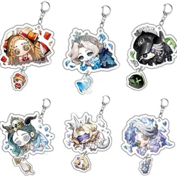 Identity V Anime Night Tide Skin KeyChain Joseph Desaulniers Grace Margaretha Zelle Key Chain for Acrylic Keyring Pendant Gifts