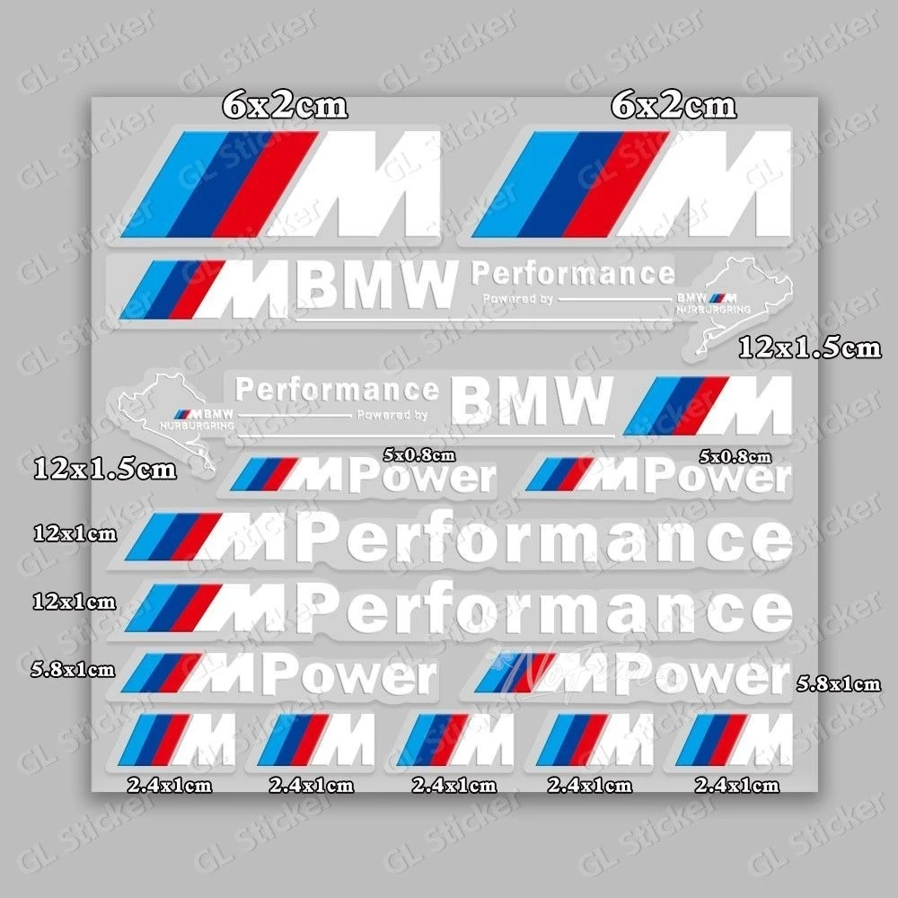 Adesivos refletivos para motocicletas, capacetes de aviso de segurança para BMW E93 F10 F20 F30 F40 F15 F25 F26 F31 F49 F86 M3 M5 X3 x1 e46 M