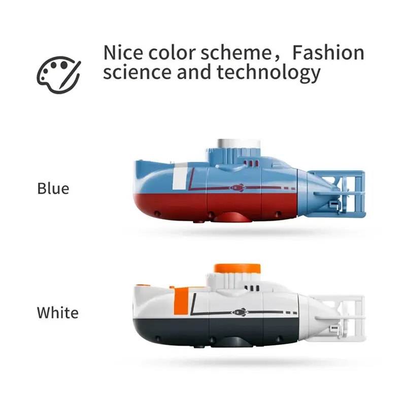 Mini Remote Control Submarine Diving Toy, Simulation Model, Waterproof Design, 0.1M/S Speed, Children' S Gift B
