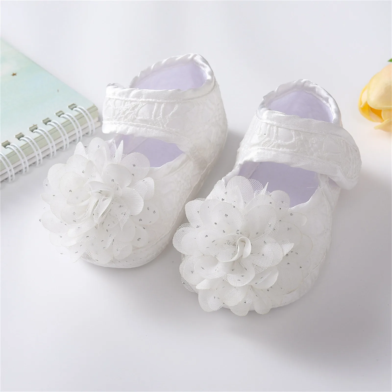 Infant Newborn Baby Girls Soft Soled Crib Toddler Shoes Bowknot Walking Shoes Toddler Zapatos Baby Girls Leisure Shoes Sneakers