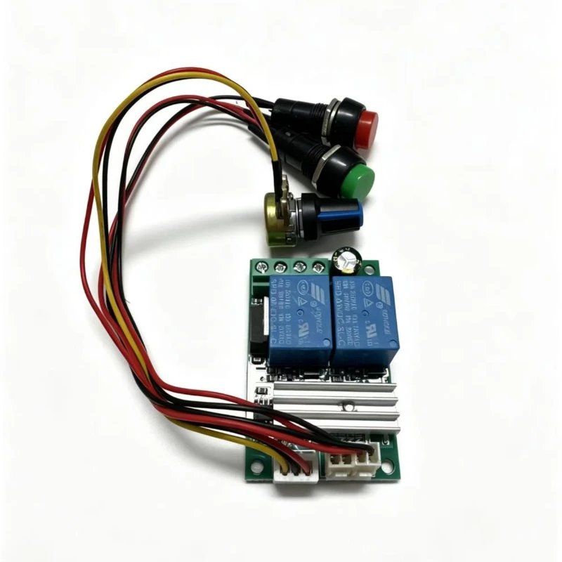 PWM DC motor speed controller, forward/reverse switch, electric push rod motor controller, button, 6V/12V/24V