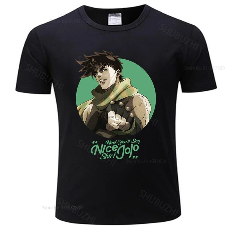 Tshirt men summer top tees Men's  Next You'll Say  Tshirt Jojos Bizarre TShirt Joseph Joestar Tee unisex t-shirt loose style