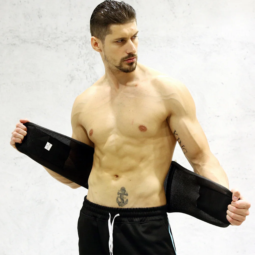 

Running Waist Belt Adjustable Pressurization Lumbar Support Breathable Fitness Belt For Exercise Pain Relief Strengthen