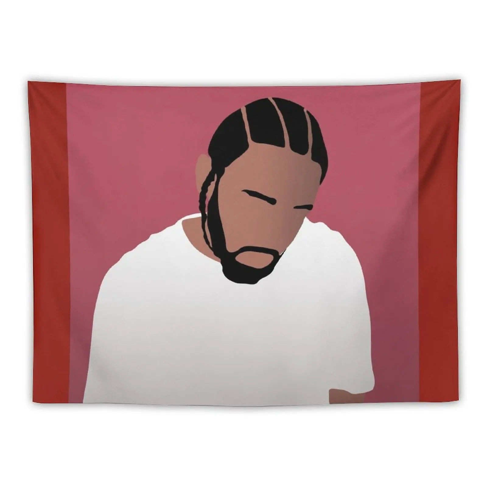 

New Kendrick Lamar DAMN Album Cover Tapestry Hanging Wall Tapestry Wall Hanging Decor Nordic Home Decor Tapestries