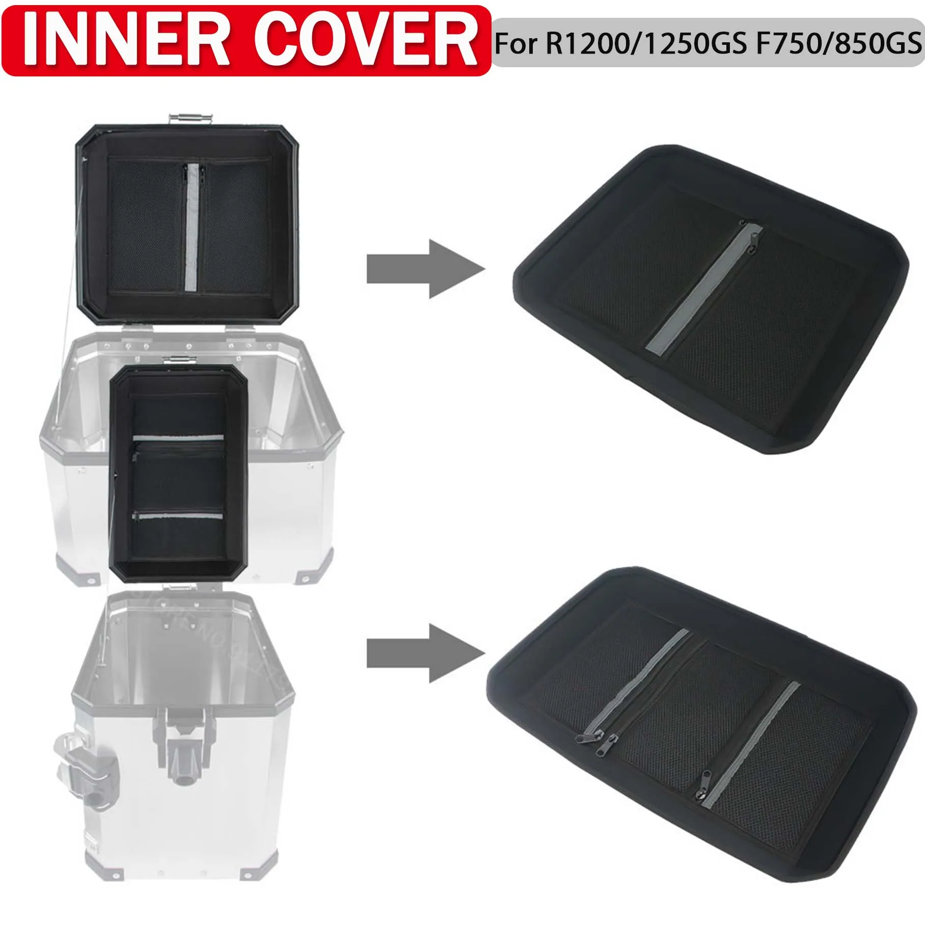 

Motorcycle Rear Luggage Box Inner Container Top Side Case Cover Bag For BMW R1200GS R1250GS LC ADV R1200 F750 F850 GS Adventure