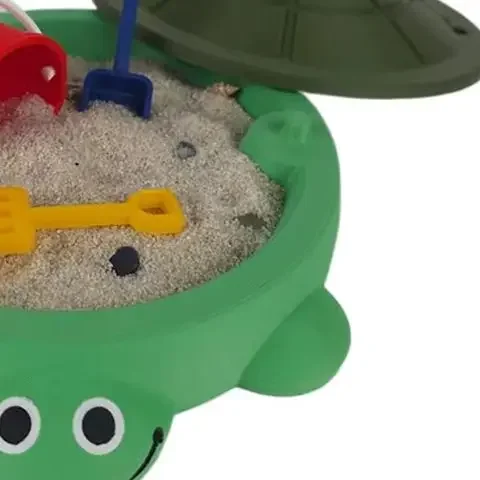 Mini caixa de areia de tartaruga com areia e mini ferramentas mini caixa de areia de tartaruga de mesa brinquedos novidade presente-decoração de mesa-jardim zen