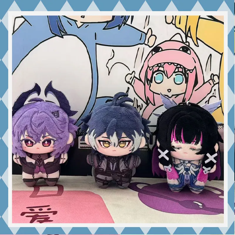 

10cm Dolls Columbina Flins Plushies Mini Game Anime Genshin Durin Keychain Pendant Plush Toys Backpack Birthday Gift Children