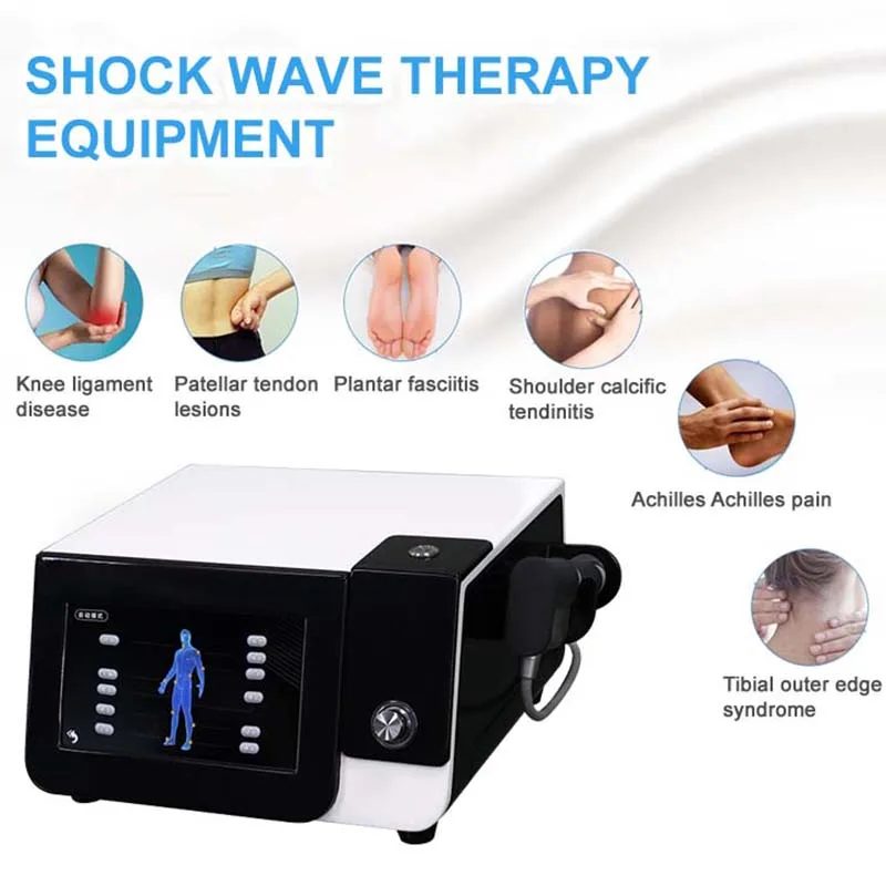 Pneumatic Shockwave Machine 8Bar Relieve Pain For ED Treatment Professional Shock Wave Therapy Machine Body Relaxation Massager