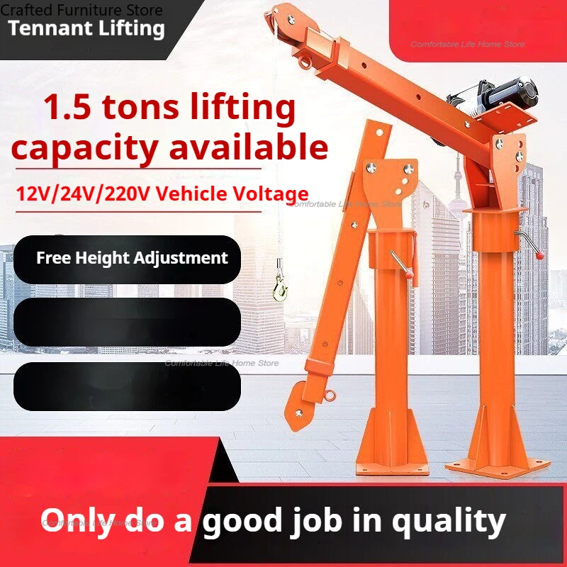 

Small Lifting Electric Crane Hoist Cantilever Loading Unloading Crane Crane Wear Resistance Commercial Machinery Macară ZY60DJ