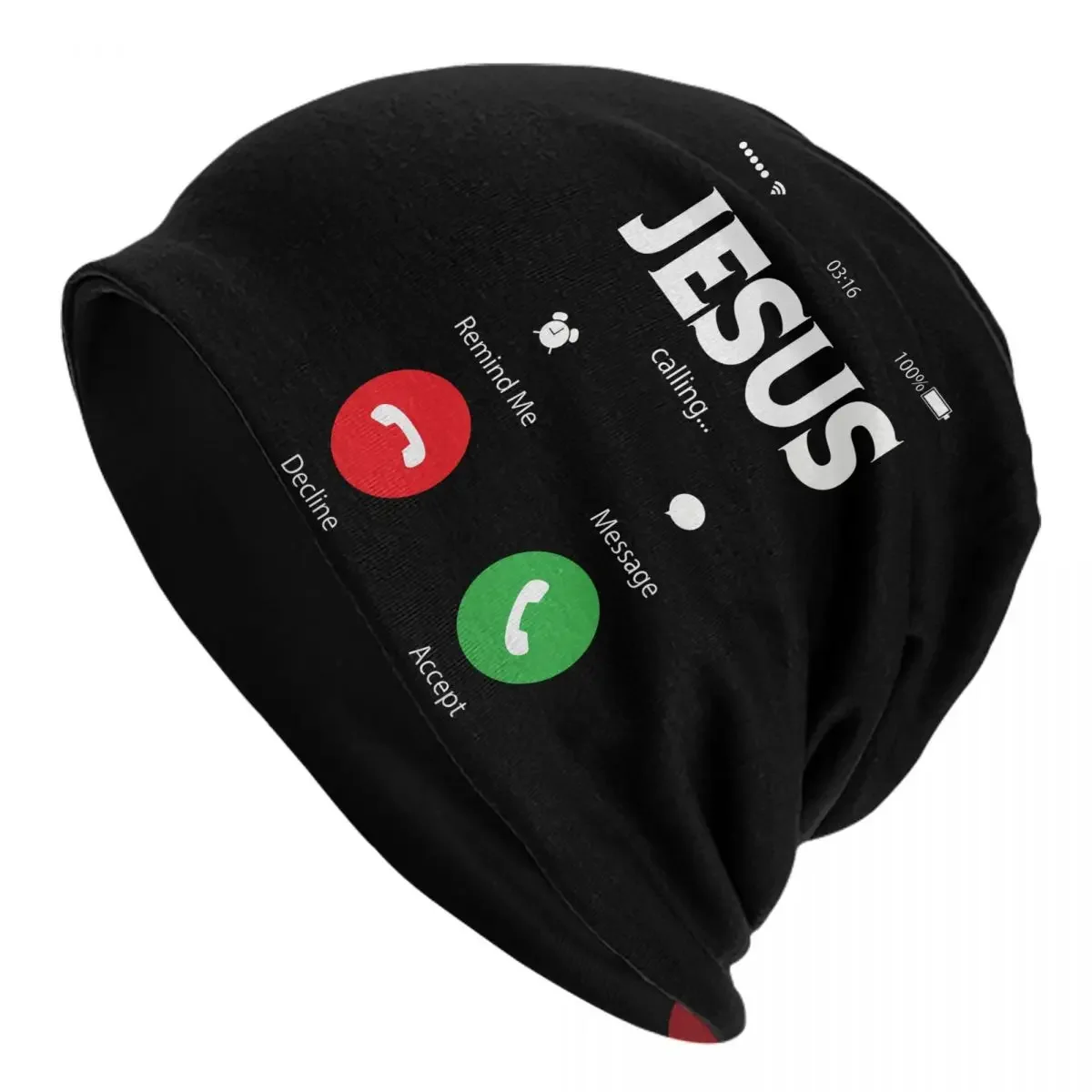 Jesus Is Calling Beanies Caps Hat Fashion Bonnet Hats Men