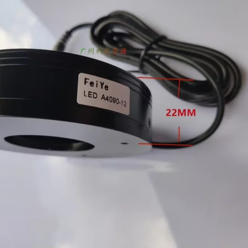 110 V-240 V 160 lampa LED mikroskop źródło światła 40mm średnica wewnętrzna oświetlacz pierścieniowy do przemysłowych kamer CCD narzędzia TVE