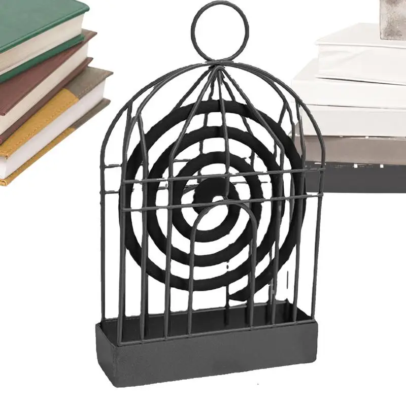 

Incense Burner Holder Birdcage Incense Burner Incense Coil Burner Incense Holder Metal Coil Holder For Outdoor Camping Patio