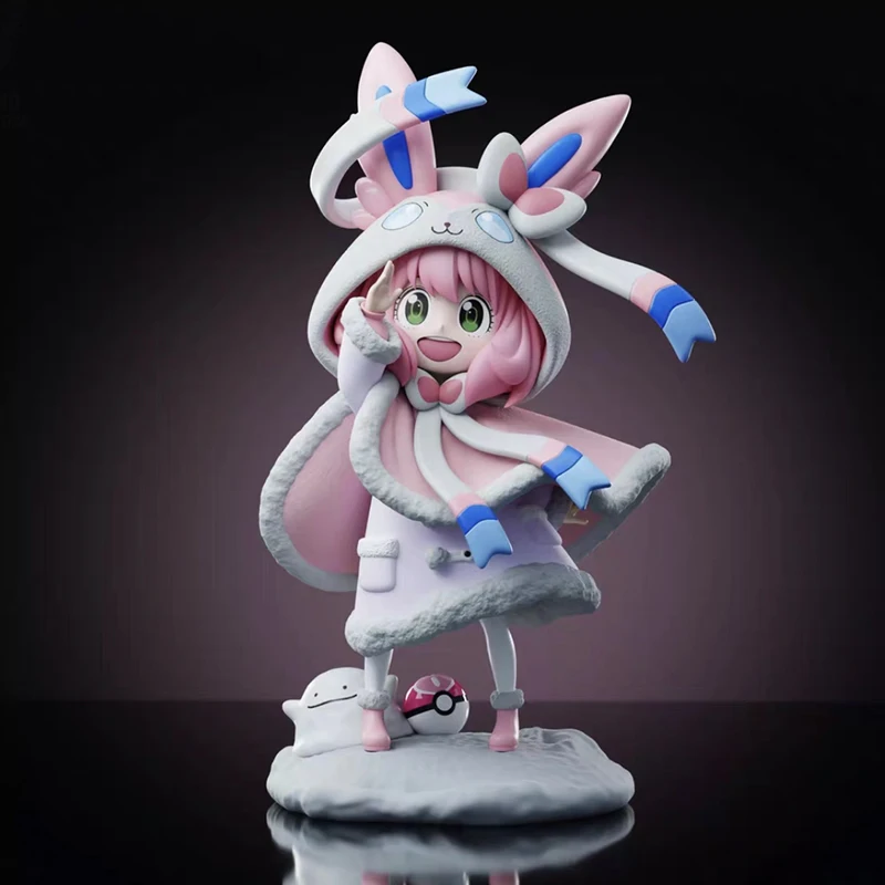 جاسوس × فاميلي أنيا فورجر ساحر كوس فيري إيفي ​ ​   أنيمي الشكل Kawaii زخرفة نموذج جمع الاطفال لعبة الهدايا عمل الشكل لعبة