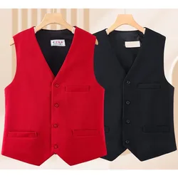 Coreano 2024 primavera nuove donne Blazer di fascia alta Casual gilet gilet femminile professionale gilet con scollo a v senza maniche giacca corta