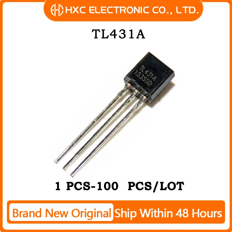 50PCS/200PCS TL431A TO92 TL431 TO-92 431 New and Original IC