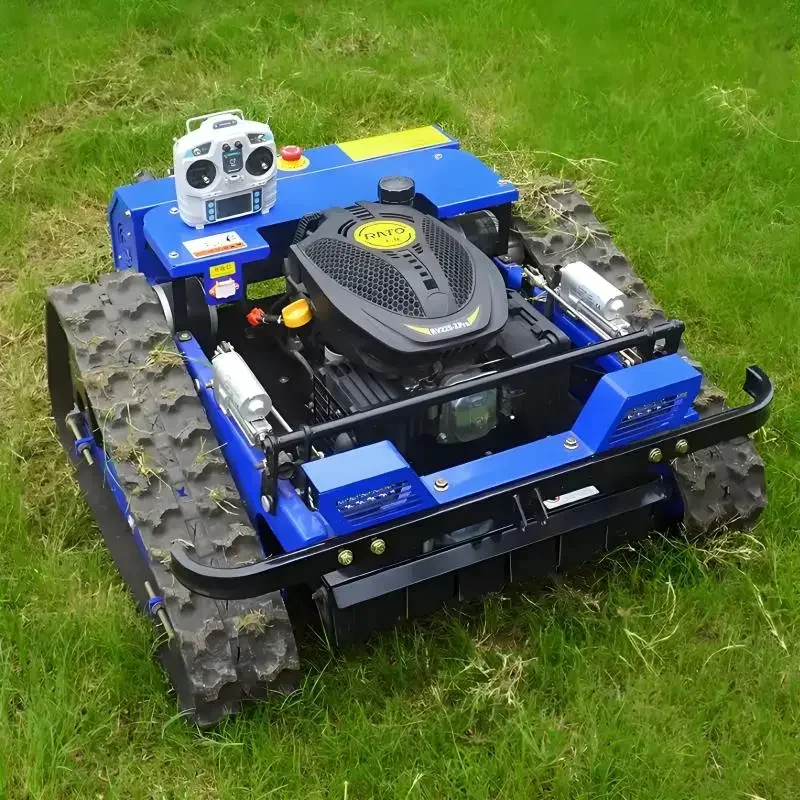 

Crawler Grass Cutter Lawn Mover Remote Control Lawn Mower Robotic Lawn Mowe CE/ISO Certified Sale Garden