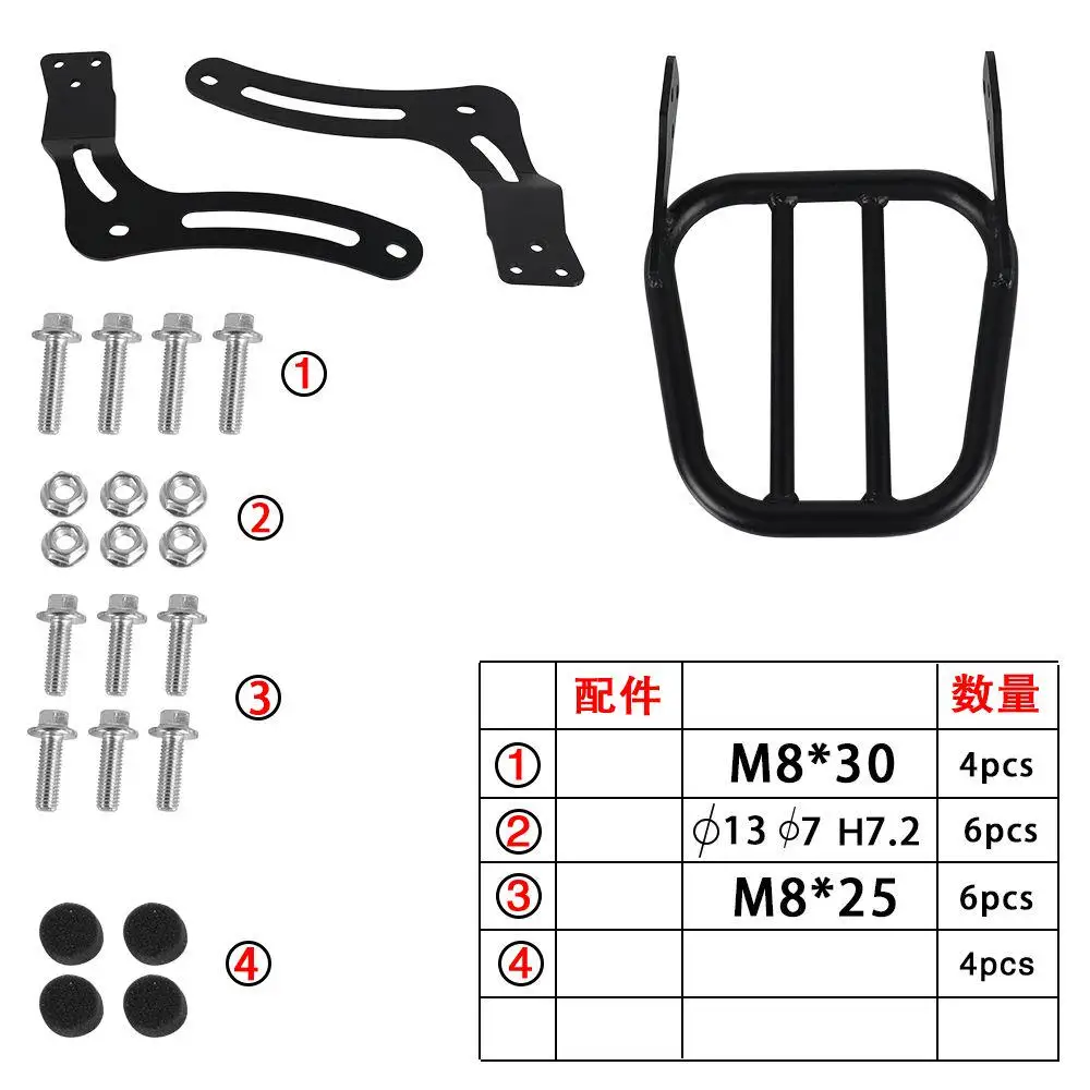 الصلب البضائع الرف الخلفي حامل الأمتعة قوس لهوندا المتمردين CMX300 CMX 500 2017 2018 2019 2020 2021 2022 2023 2024 2025