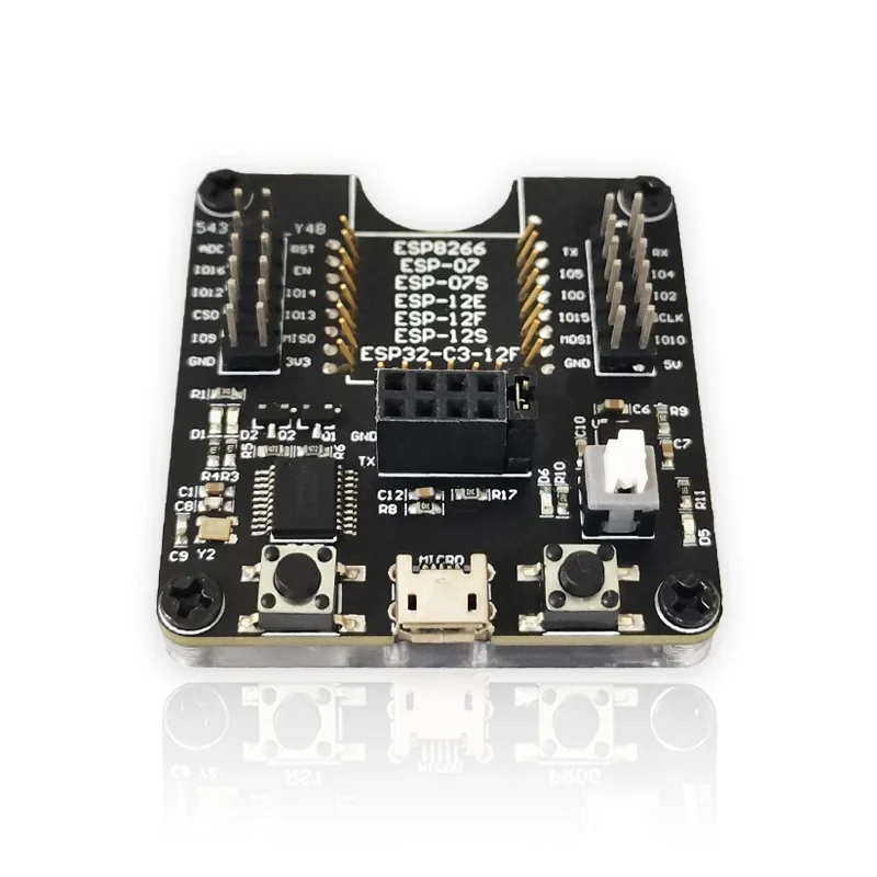 ESP8266 테스트 스탠드 프로그래머 ESP-C3-12F 버너, 원키 다운로드 가능, 지지대 Ai-Thinker ESP-12S/12F/12E/07S/07/01S/01