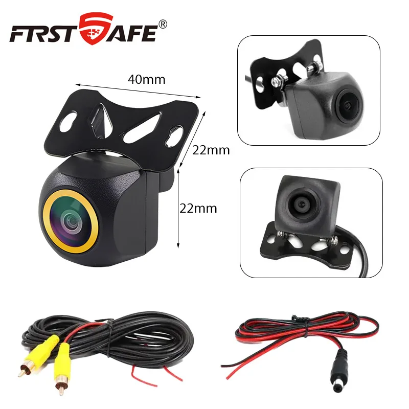 AHD CVBS HD Fisheye Rückfahrkamera IP67 Wasserdicht Nachtsichtobjektiv Kompatibel mit Autoradio MP5-Player Monitor – Detail 9