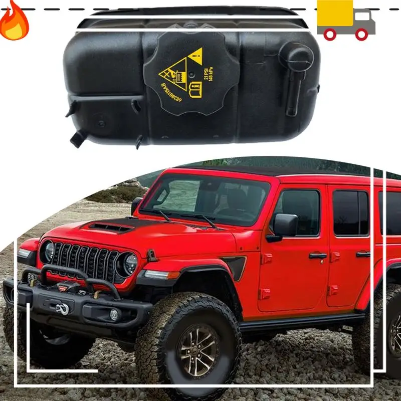

Car Coolant Recycling Bottle W/Reservoir Tank Cap For Jeep Wrangler 2018-2023 Deputy Kettle 68388115AB,68364312AC