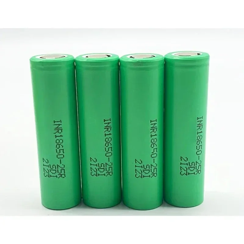 Oryginalny akumulator, nowy typ, 18650, 2500mAh, 3.6V, INR18650, 25R M, 20A, gorące rozładowanie