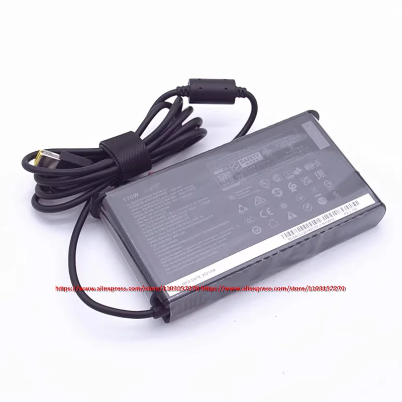 Original Slim 20.0V 20V 8.5A 170W ADL170SCC3A SA10R16886 02DL140 AC Adapter For Lenovo Legion 5 15ARH05H 15.6