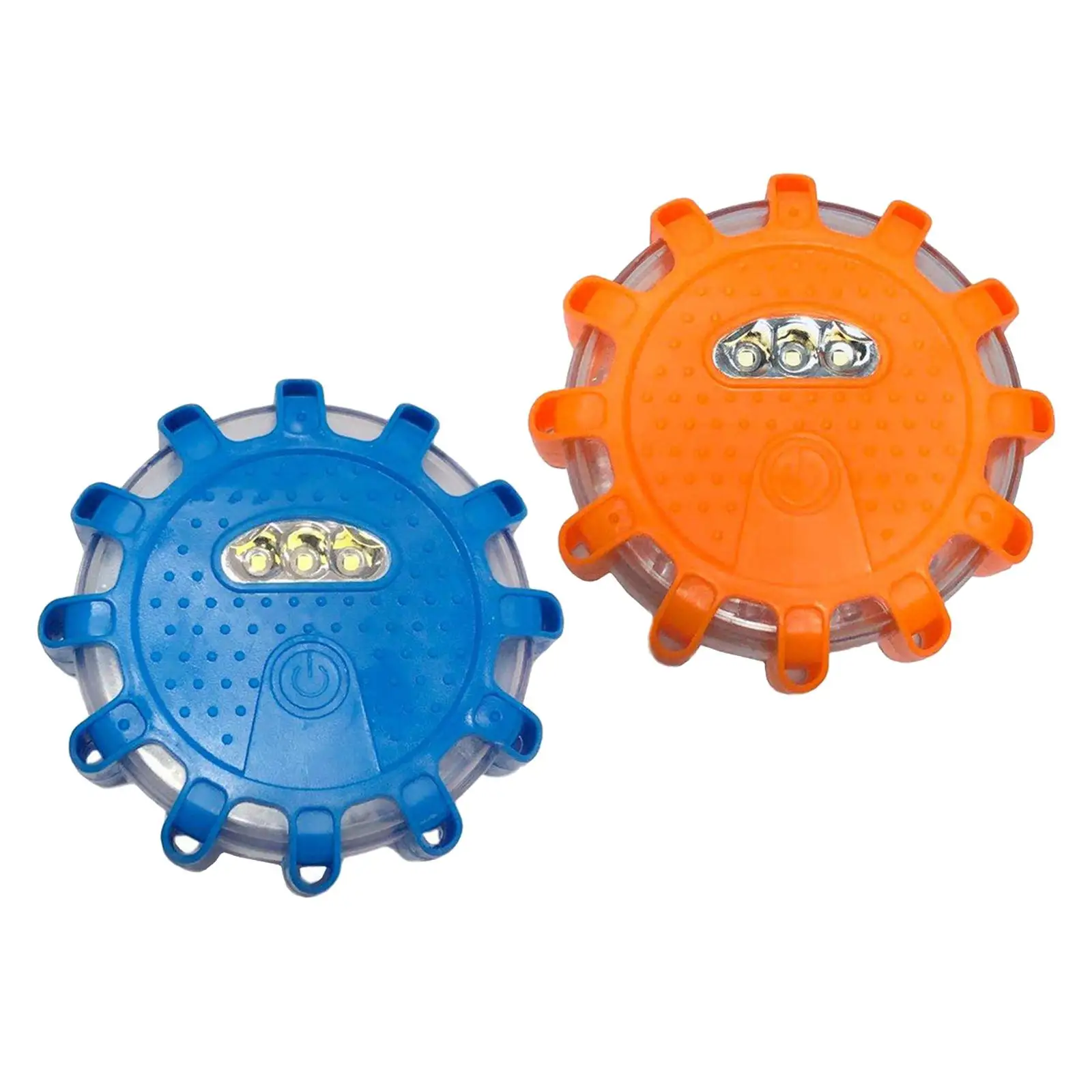 LED Road , Emergency Disc Beacon with Magnetic Hook Storage Bag Roadside Flashing Warning Lights for Car Truck Boats