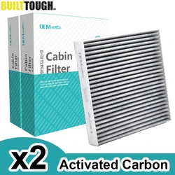 2x Car Pollen Cabin Filter Activated Carbon For Honda Accord Civic Crosstour CR-V CRV Legend Pilot 80292-SDA-A01 80292-SDC-A01