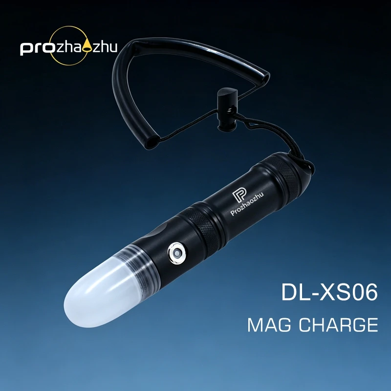 4000LM Rechargeable Underwater Signal Light IP68 100M Waterproof Strobe Buddy Signal Beacon for Scuba Divers-HDF