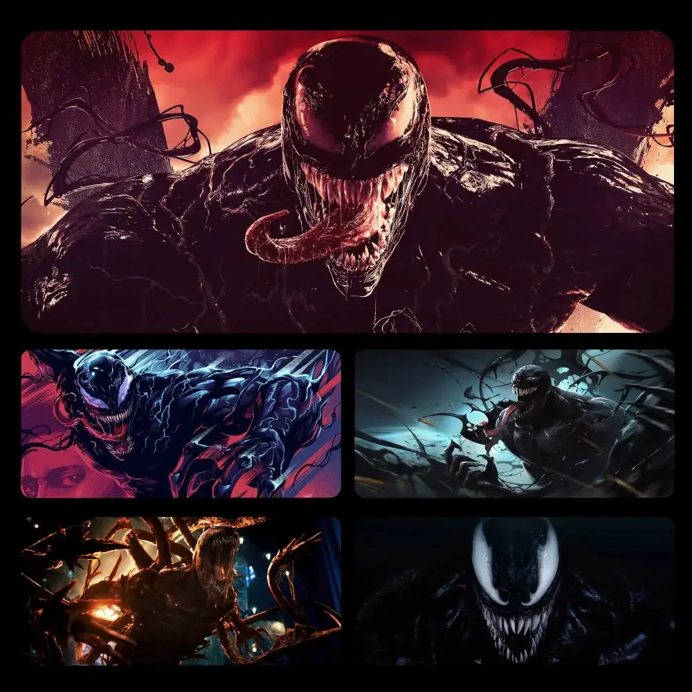 

Movie Hero Mousepad Large Gaming Mouse Pad LockEdge Thickened Computer Keyboard Table Desk Mat V-Venom M-Marvels