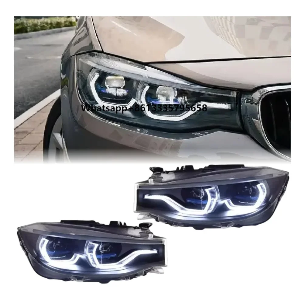 

F34 3 Series GT Upgrade Headlights 2012-2019 LED Head Lamps DRL Projector Front Lights for Turn Signal Daytime Running Lamp