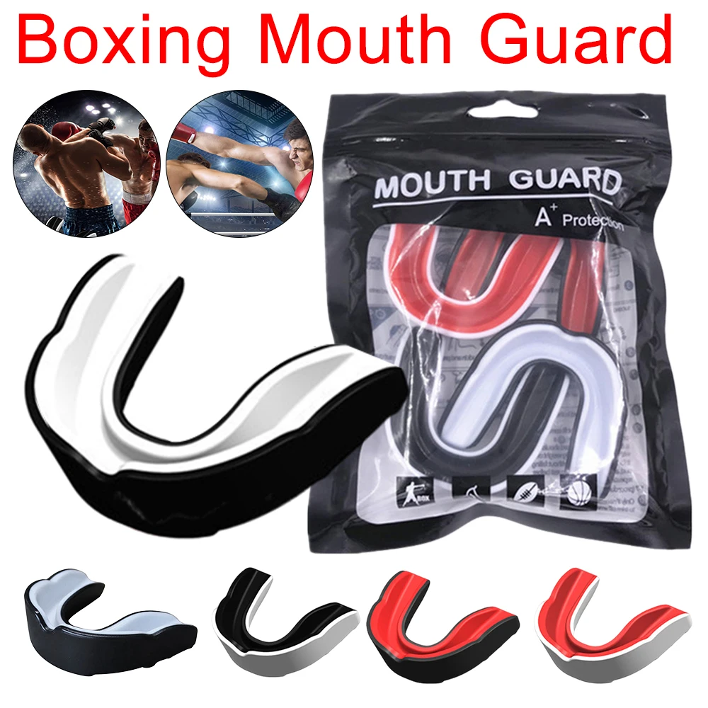 4/1 pçs esportes protetor bucal adulto profissional boca guarda treinamento de proteção dos dentes para futebol luta hóquei lacrosse