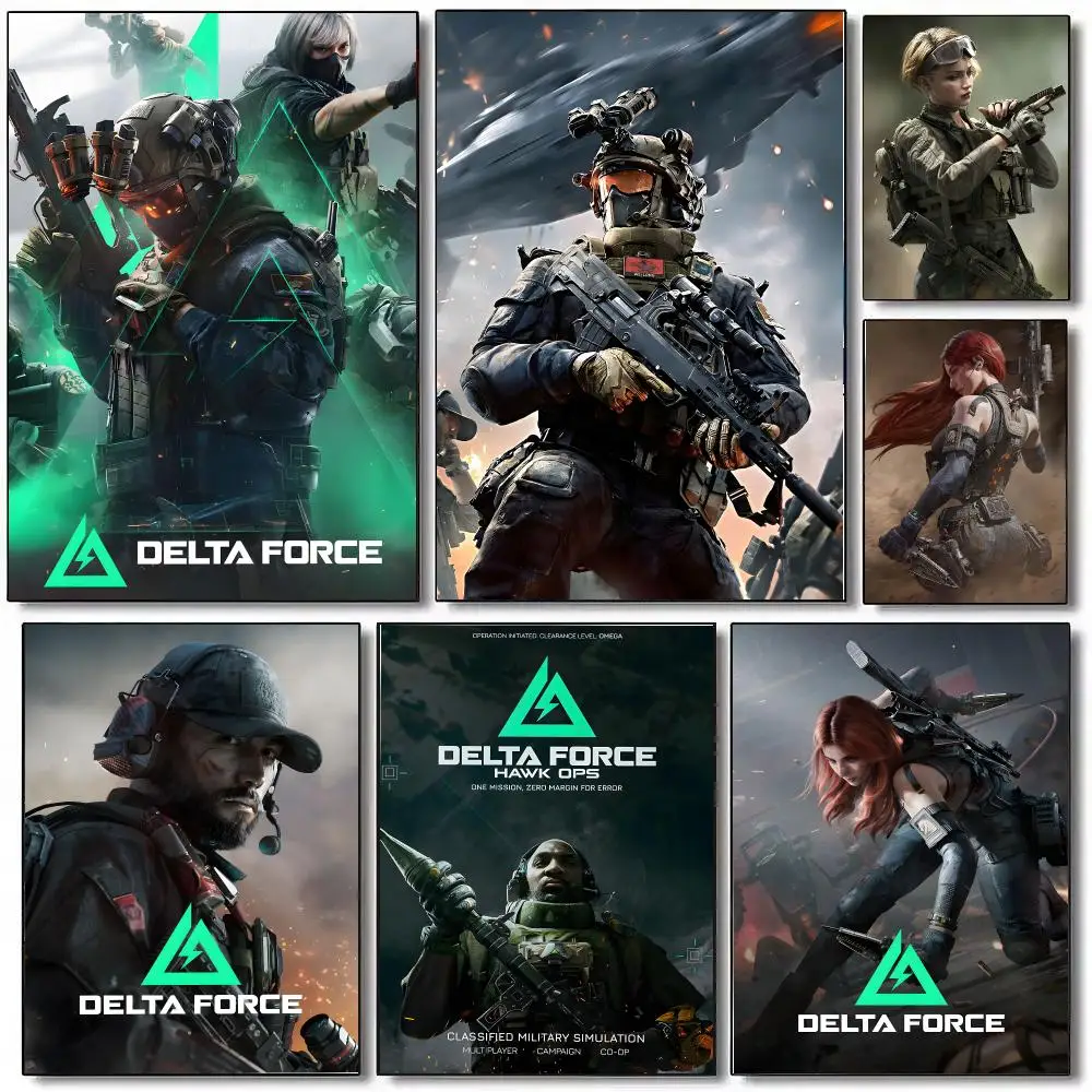 Delta Force Poster Wall Art Print Art Suitable For Living Room Bedroom Bar Parlor Home Decoration Gift