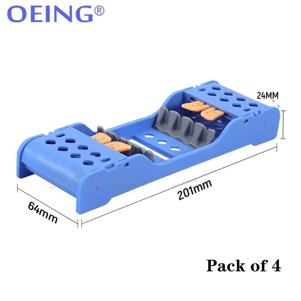 OEING 1Pcs Dental Instrument Box 135℃ Autoclavable Plastic Rack for 4 Slot Plastic Sterilization Tray Dental Instrument Storage - Image 6
