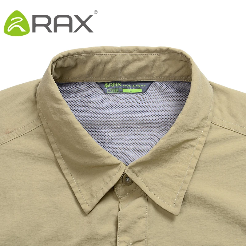 RAX  genuine outdoor quick-drying shirt women\'s UV protection long-sleeved quick-drying shirt quick-drying clothes for men and