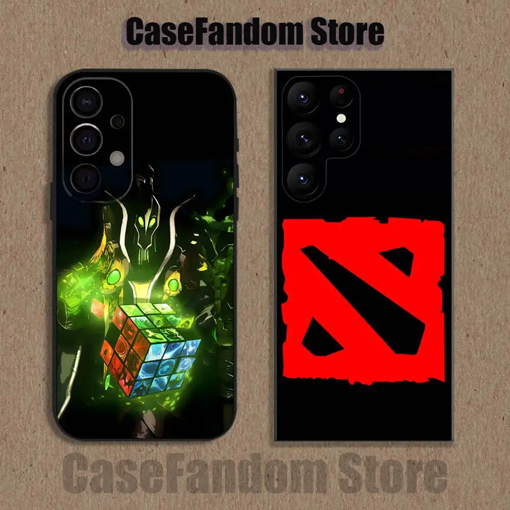 

D-DotaS 2 Cool Game Phone Case For Samsung S26,S25,S24,21,22,23,30,Ultra,20,Plus,Note,10,9,Black soft silicone case