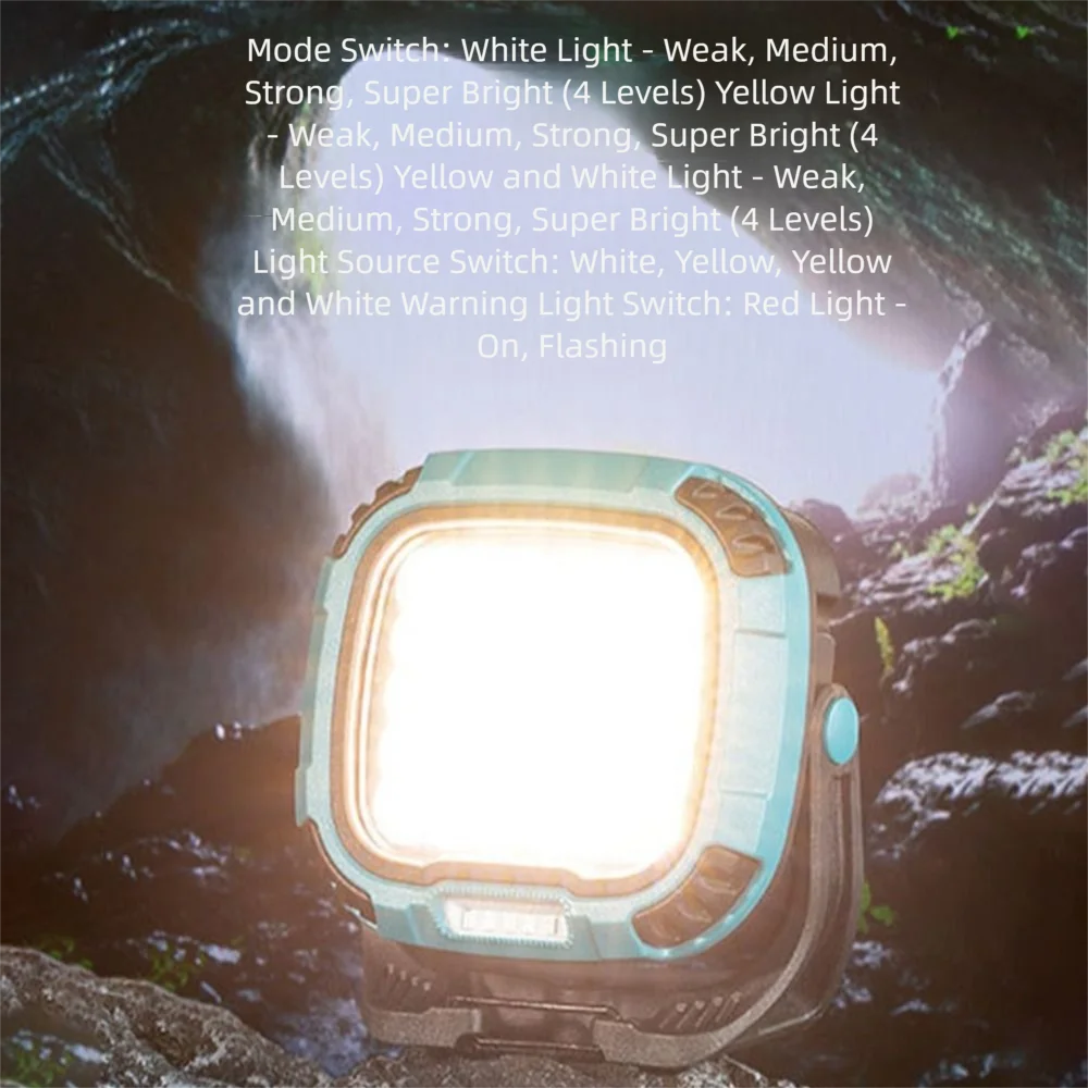 

Portable Type-C Rechargeable Emergency Light Cordless Design Strong Light COB Work Light Magnetic Base Floodlight Work Lighting