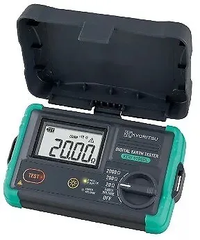 Probadores de tierra digitales KYORITSU 4105DL-H KEW 4105DL-H (caja rígida), versión mejorada de 0-30V 4105AH