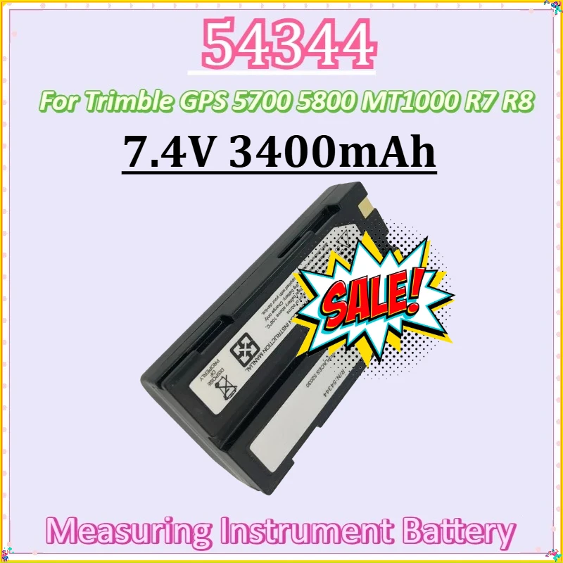 

For Trimble GPS Battery 5700 5800 MT1000 R7 R8 Surveying Instruments Rechargeable Batteries New 5~10PCS 54344（3.4A 7.4V 3400mAh