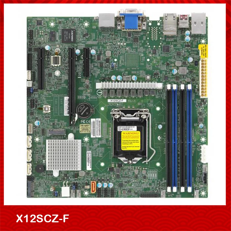 

Original Server Motherboard For Supermicro X12SCZ-F Good Quality