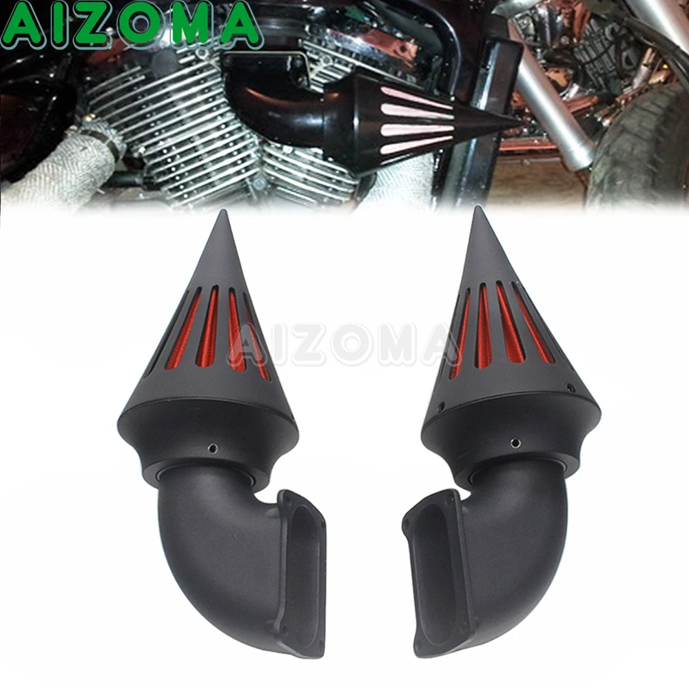 For Suzuki Boulevard M109 R All Year Motorcycle Accessories Black Cone Spike Air Cleaner Kit Intake Filter Compatible with M109R