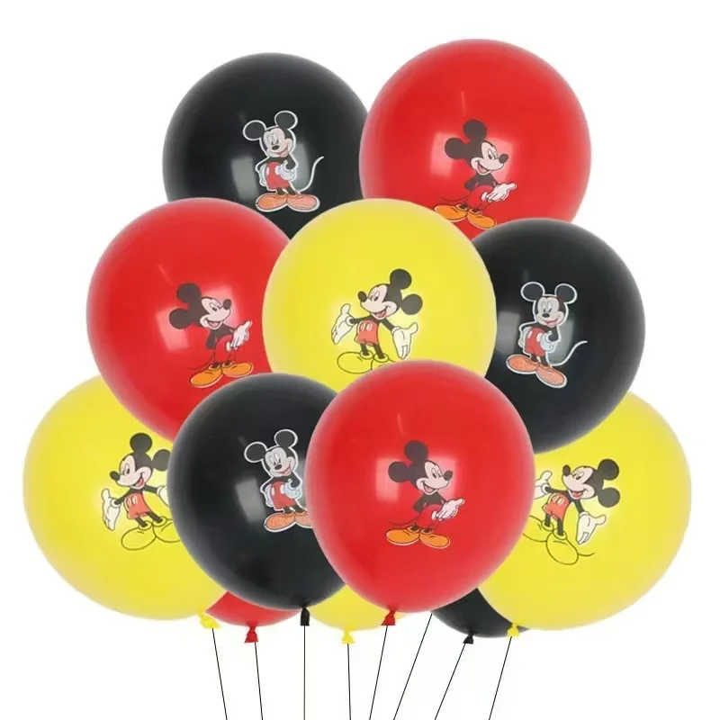 

12 шт. Disney Микки мультфильм аниме воздушный шар день рождения праздничное украшение подарок Рождественская игра вечерние воздушный шар игрушка приз